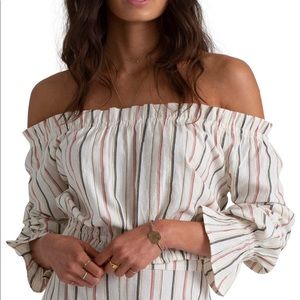 Billabong off-the-shoulder crop top